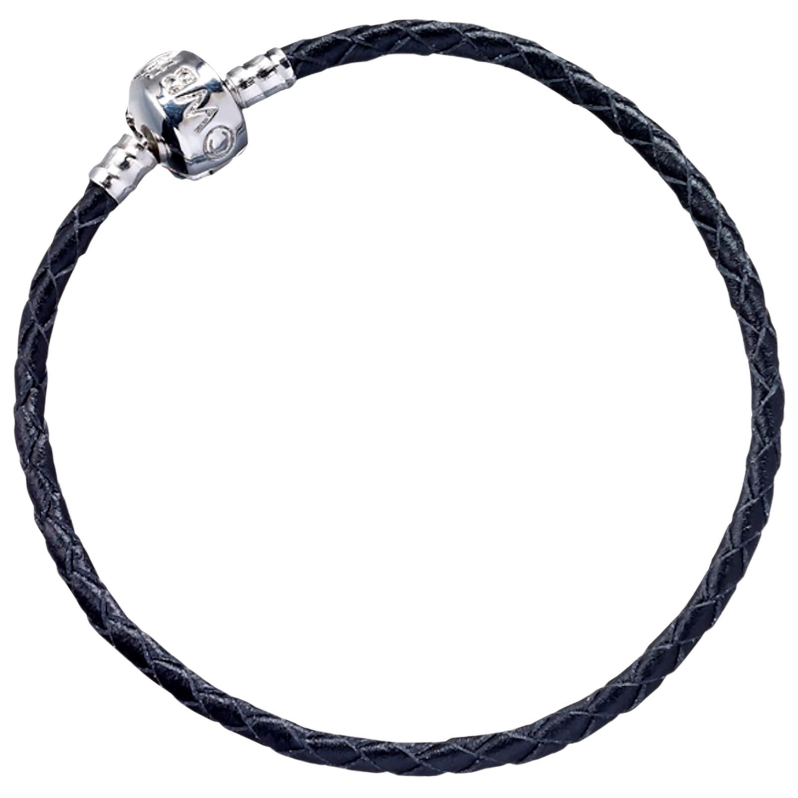 XS- CHILD SIZE 17cm Official Harry Potter Black Leather Charm Bracelet for Slider Charms