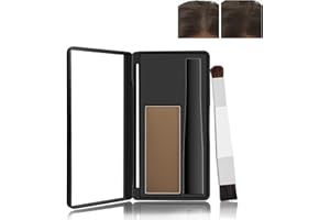 Boobeen Hair Shadow Powder Kit, Root Touch Up Powder Cover Hair Color, Temporary Concealer Powder with Brush for Gray Hair Root