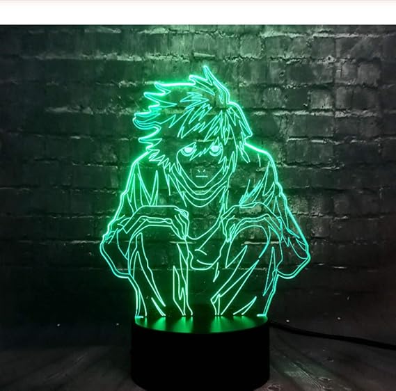 Tema Comico Cool Figure Cartoon Night Light Room Table Usb Mood Lustre Holiday Friends Gift Halloween Christmas Night Lights Amazon Es Iluminacion