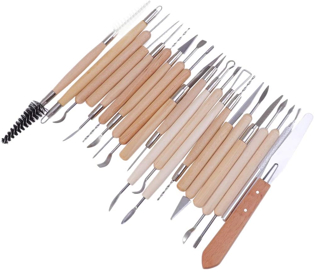 BESPORTBLE 22PCS Pottery Clay Tools 