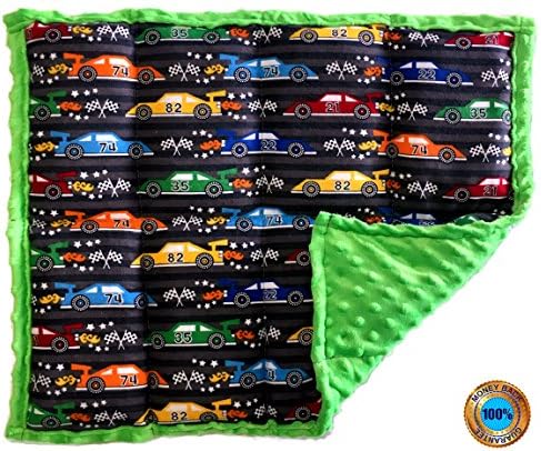 Weighted Sensory Lap Pads - from 3 to 11 lbs &amp; More than 10 Designs (5 lbs, Pit Stop)