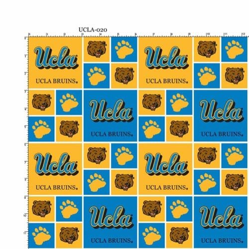 UCLA Bruins NCAA Cotton Fabric Sold by The Yard