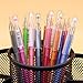 Reaeon Super Fine Point Coloring Pens Art Set with Diamond Head- 0.4mm Colored Fineliner Gel Ink Pen No Bleeding 18 Colors Pack for Drawing,Details,Coloring Books and More