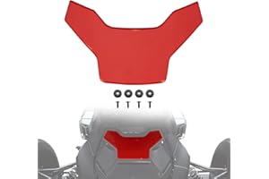 LUXEMOTO Black Classic Hood Accent Panel for Can-Am Ryker 600 900 & Ryker Rally Edition Accessories Hood Accent Panel for Can Am Ryker(1PC, Replace OEM #219400873) (Red)