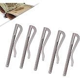 Watris Veiyi Money Clip for Wallet, 5Pcs Spring Metal Money Clip Insert Bar Replacement for Bifold Leather Wallet Purse Credit Card Holder