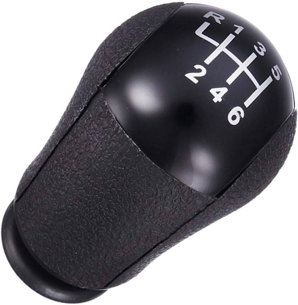 6 Speed Car Gear Stick Shift Knob Shifter Lever for Ford Focus/Mondeo/Fiesta/C-Max Black/Sliver