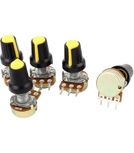 COPRIBOTTONE WTH118-2W GAMBO Rotondo Variabile Resistenze Variabili 10K - Foto 9