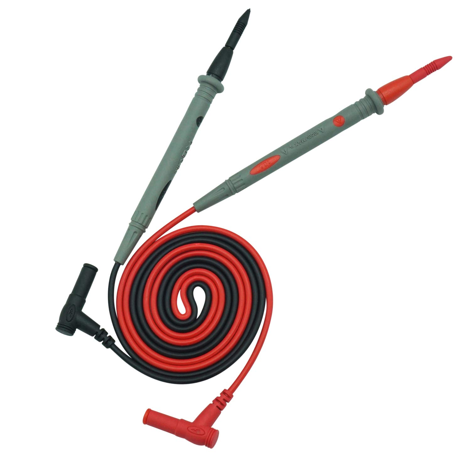 2pcs Multimeter Test Leads 1000V/20A 1M Multimeter Probes Cables Multimeter Leads Banana Plug to Probes