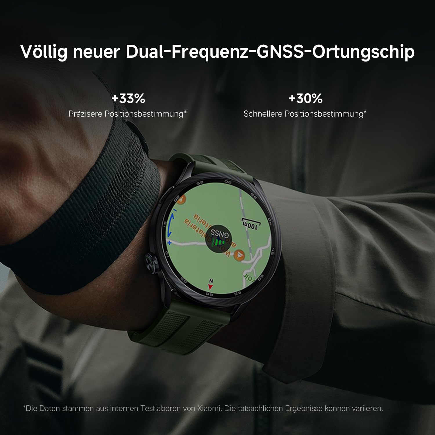 XIAOMI Watch S5 46mm, Smartwatch für Damen/Herren, 1,48" AMOLED, Fitness-Tracker mit Herzfrequenz- und Schlafüberwachung, 21 Tage Akku, 150+ Sportmodi, Dualband-GPS, NFC, Android&iOS, Jungle Green 5