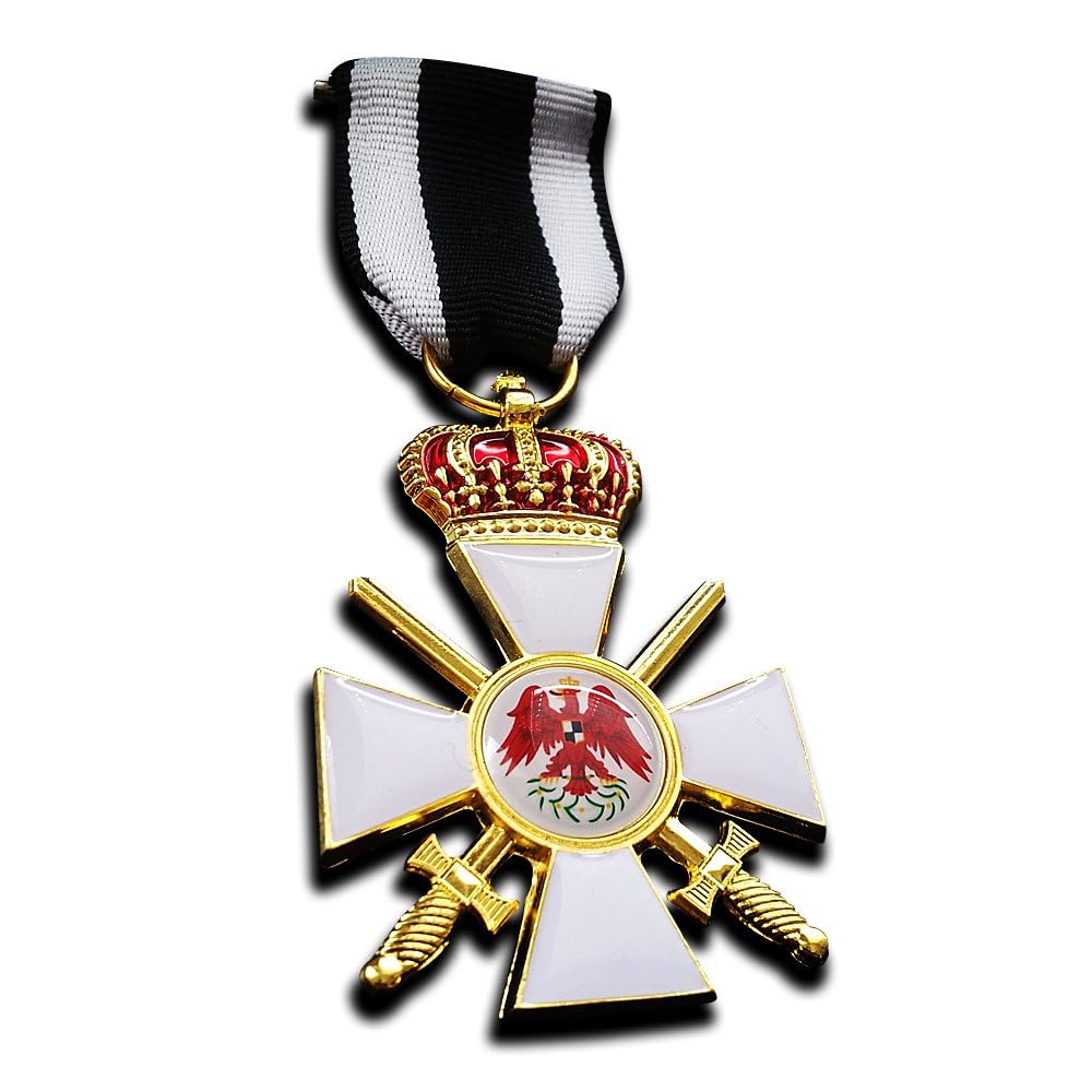 Military Medal Order of the Red Eagle 3rd Class with Crown WW1 German Repro