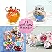 Luffy Heart Jar: Beautiful heart shape: Thick strong glass: Tight seal with metal cap: Sturdy base: Use for party favors, candy, Marimo balls, Aromatherapy Oils, Bath salts, spices and DIY projects!