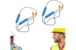 Earplugs for Work - Ear Plugs Earphone Headphones, Noise Reduction Earbuds Hidden in Ear Isolating Earplugs, Noise Suppressio