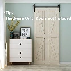 LTIYITL 5FT Bi-Folding Sliding Barn Door