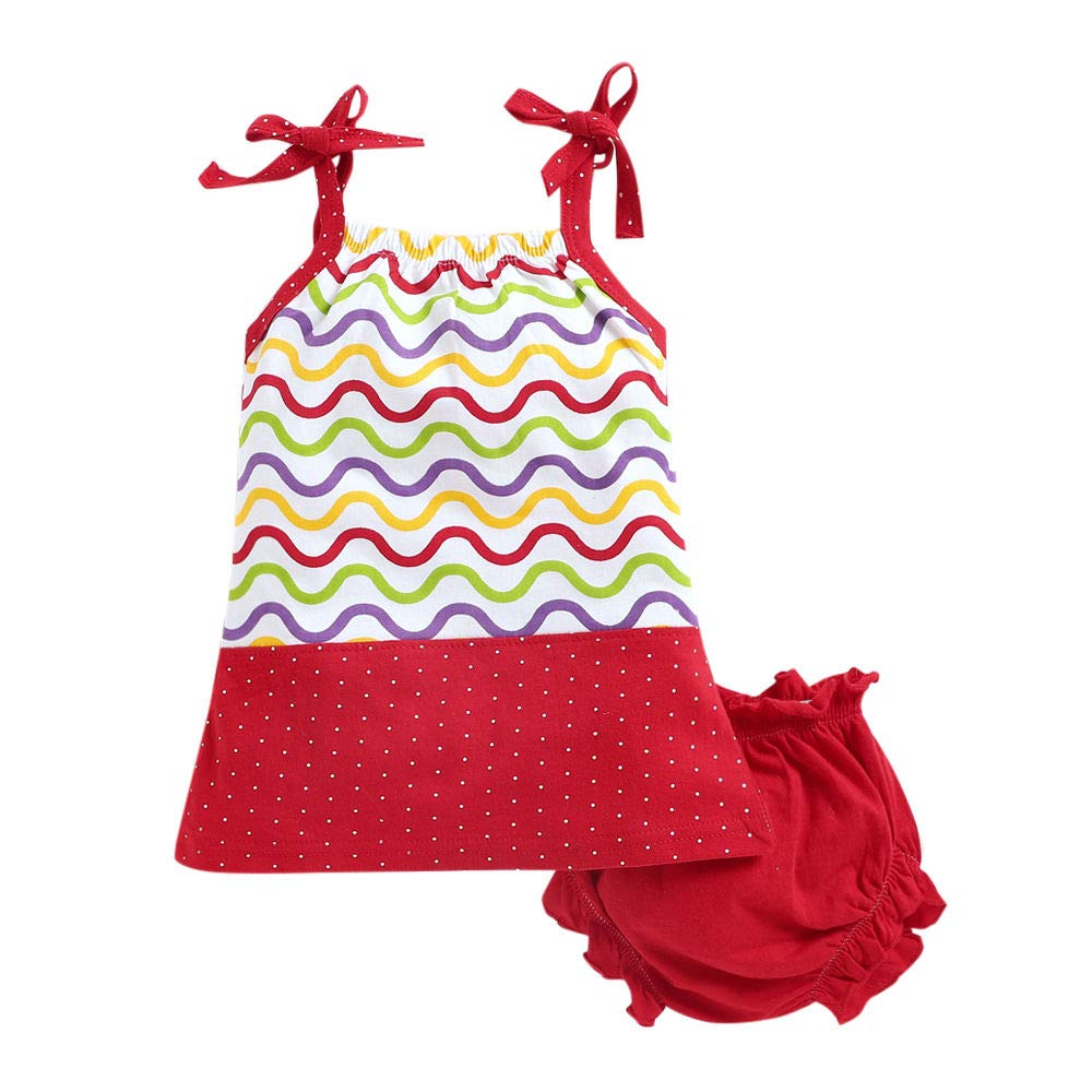 red color frock for baby