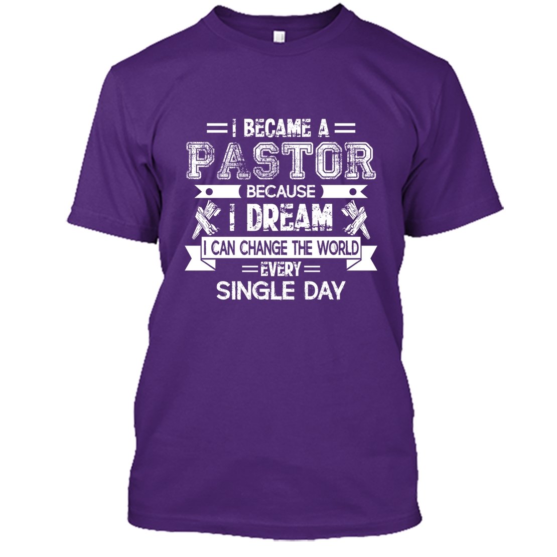 Shirts Pastor T-Shirt Design I Became A