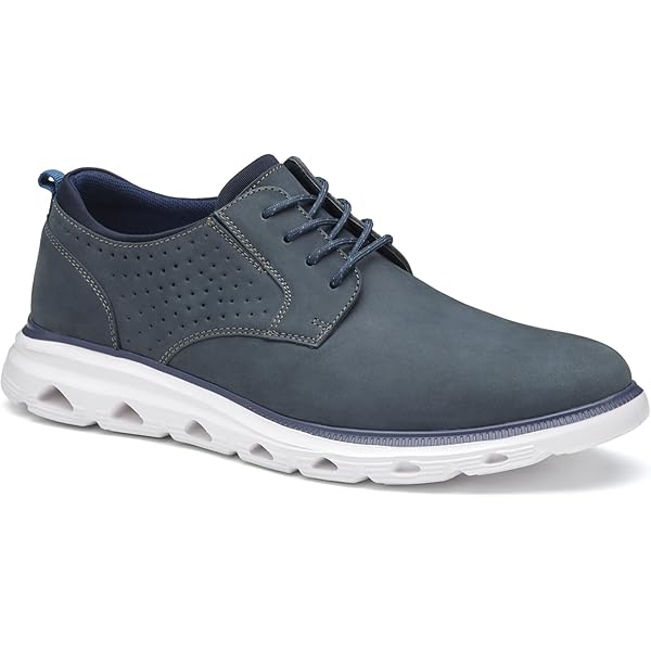 Amazon.com | Johnston & Murphy Men's Jenkins Plain Toe Shoe, Navy