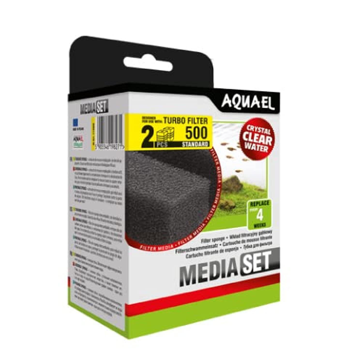 AQUAEL SPONGE TURBO 500 2 Pieces