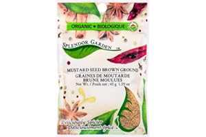 Splendor Garden Organic Mustard Seed Ground Brown- 45 g