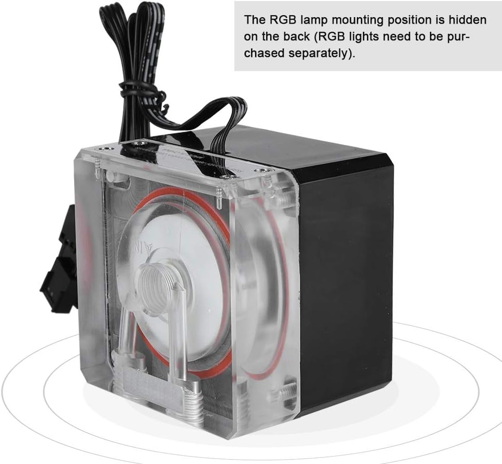 MutePump 3000RPM Intelligent Control PC Water Cooling Pump - 800L/H Flow, 3.5M Head, default - Image 4