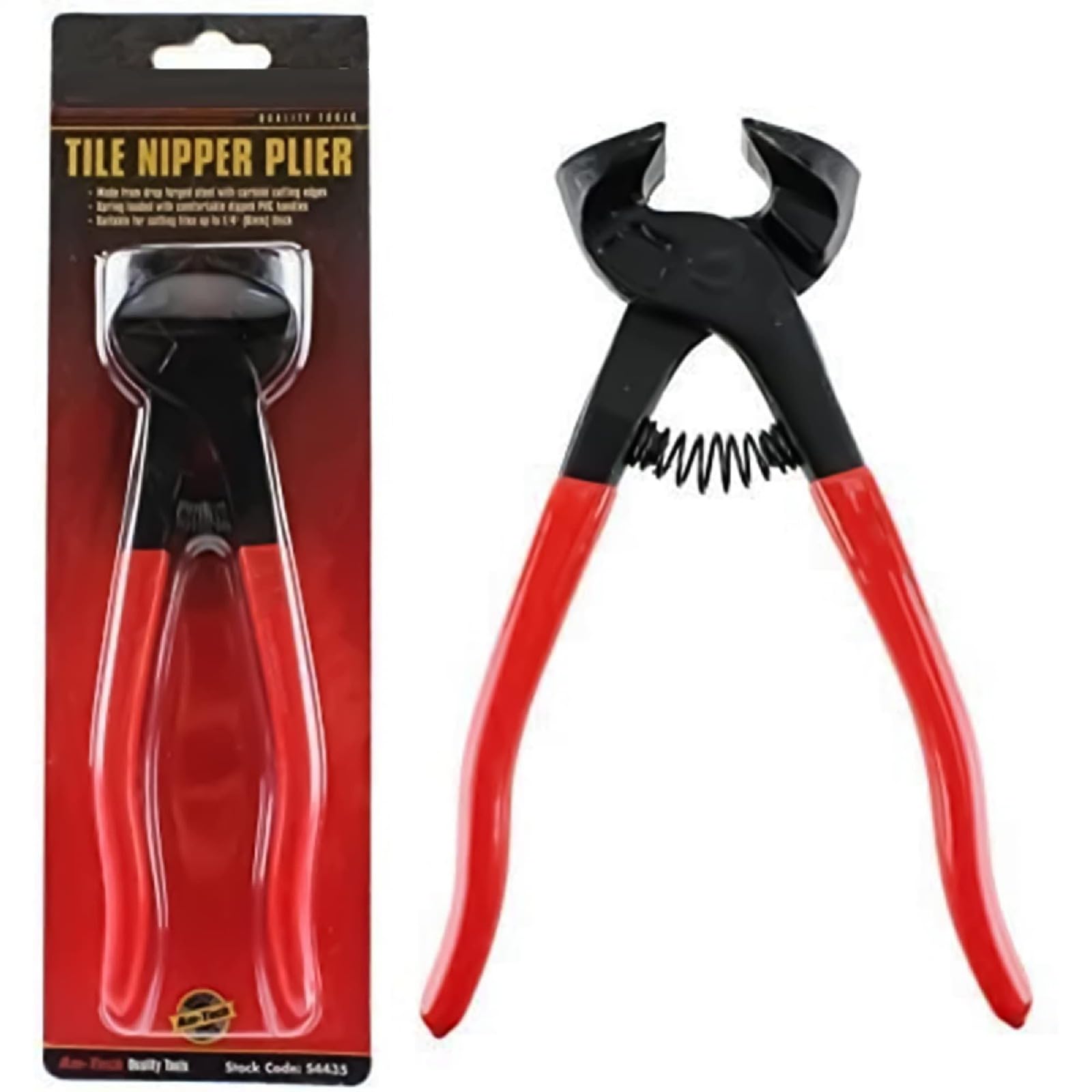 PRICE BEATER Pro Ceramic Glass Tile Nipper – Heavy Duty 8 inch Tile Cutter/Nipper/Pliers | 200mm Professional Tile Cutting Tool for Glass, Mosaic & Ceramic Tiles