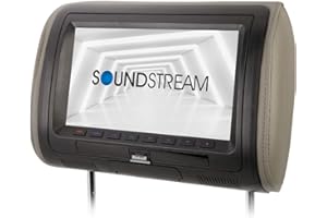 Soundstream VHD-90CC Universal Headrest with 9″ LCD/DVD/3 Color Covers