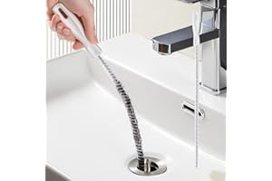 Drain Snake Cleaner Brush Flexible Pipe Clog Remover Tool for Sink Shower Bathtub Reusable Hair and Debris Cleaning Accessory