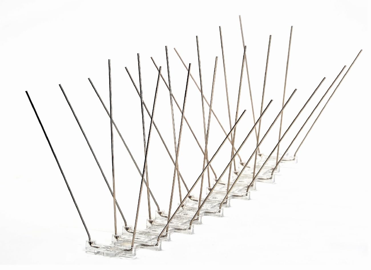 PestExpel® 5m (20 x 25cm) Bird Spikes Humane Pigeon Crow Starling Control Deterrent Discreet Bird Pest Control for Walls, Windowsills, Ledges etc