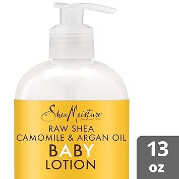 sheamoisture raw shea chamomile & argan oil baby healing lotion