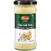 Shan - Ginger Garlic Paste, 24.69 oz (700g) - Authentic Taste from Fresh Ginger and Garlic in an Airtight Glass Jar - Vegan