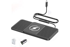 Car Charger for Subaru 2025 Subaru Crosstrek Forester Outback Ascent, Non Slip Cell Phone Flat Charging mat, Upgraded chip, S