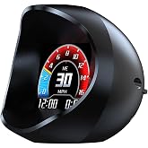 GPS Speedometer Digital Speedometer for Car with Speed &amp; Overspeed Alarm, Dynamic Facial Expressions, Multi-Language, USB Plug-and-Play, 0 Power Consumption (Auto On/Off)