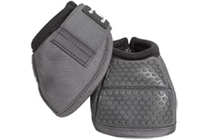 CLASSIC ROPE COMPANY Classic Equine Flexion No Turn Bell Boot Charcoal Large