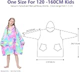 MOKANI Oversized Blanket Hoodie Kids Wearable Extra Long Blanket view 2
