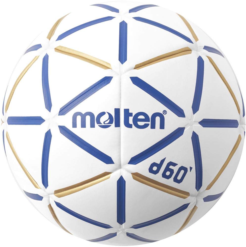 Molten d60 Handball White/Blue/Gold 3