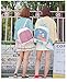 STEAMEDBUN Ita Bag Backpack Bowknot Kawaii Pin Display Backpack Bag with Insert