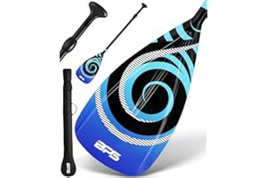 BPS New Zealand Alloy 2-Piece Adjustable Stand up Paddle Board Paddle, Aluminum Shaft Nylon Blade Floating Paddleboard