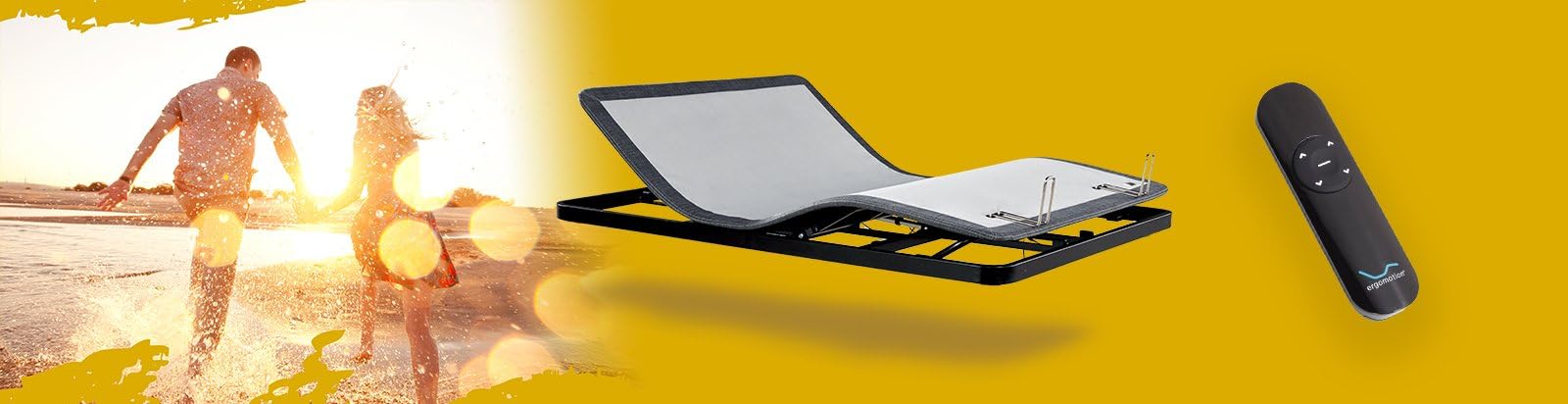 Ergomotion Element 2 Electric Adjustable Bed Frame Curb Side (King)