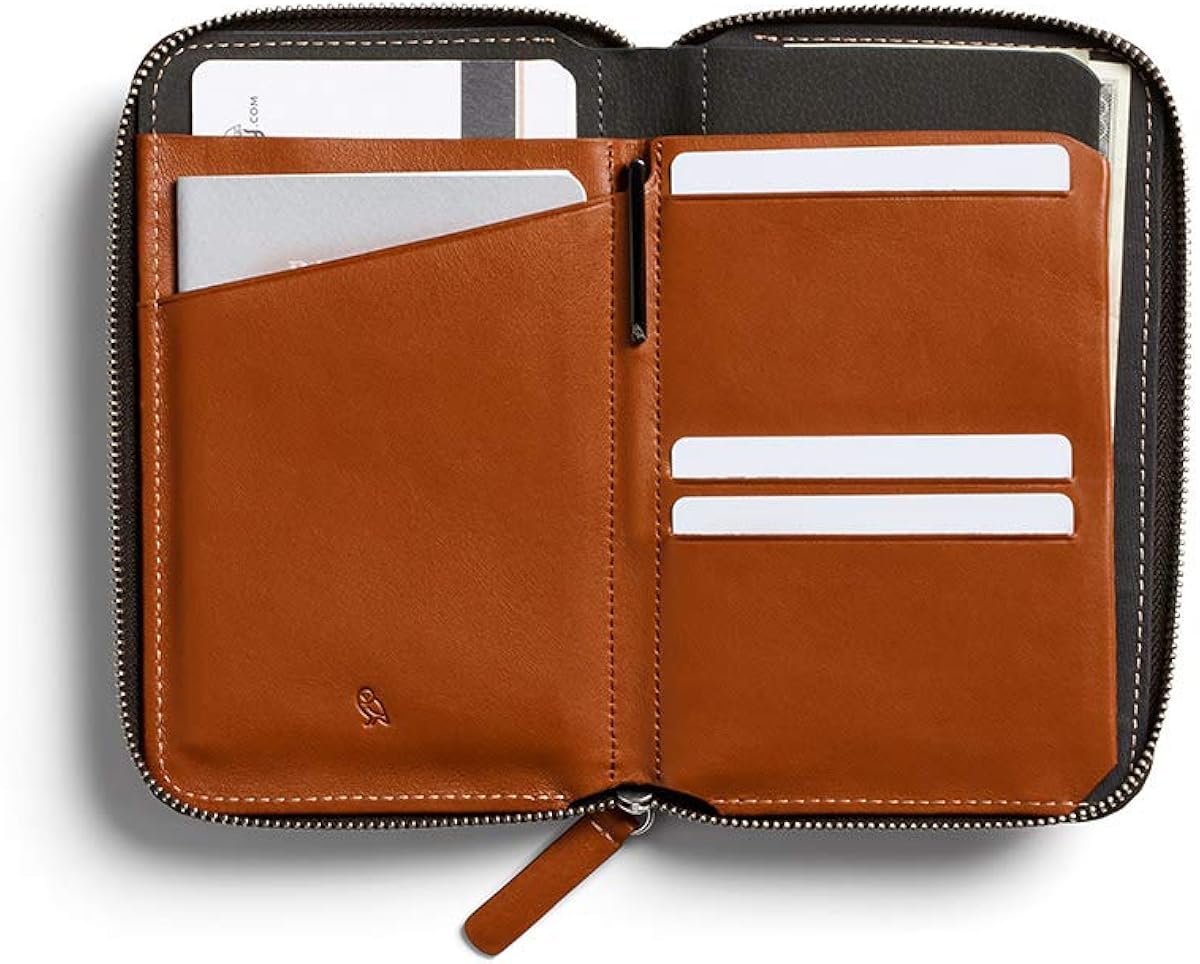 Bellroy Travel Folio (Passport & Travel Organizer, RFID Protected) - Caramel: Clothing