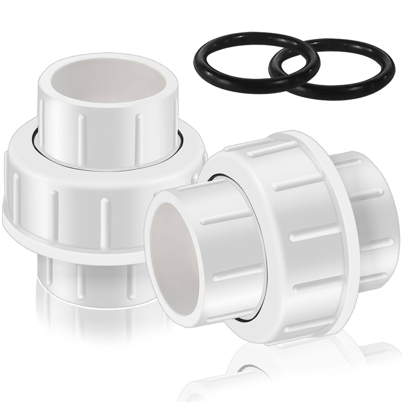 Mua 11/4 PVC Unions, 2pcs PVC Union Coupling Pipe Fitting, 11/4 inch