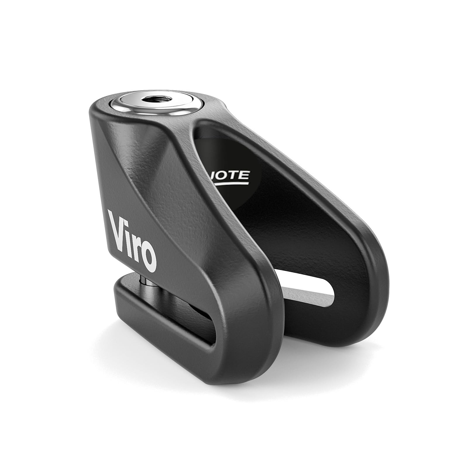 Viro | New Hardened Monolithic Motorcycle and Scooter Disc Lock with 6mm Shaft Diameter, Cement Steel, Snap Lock