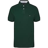 Tommy Hilfiger Men's Polo Shirt Regular Fit, DeepEvergreen, L