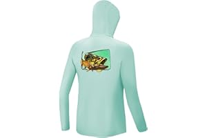 Palmyth Boys Fishing Shirt Youth Hoodie UPF 50+ Sun Protection Long Sleeve