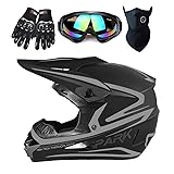 TTMiku Youth Dirt Bike Helmet, Adult DOT Motocross