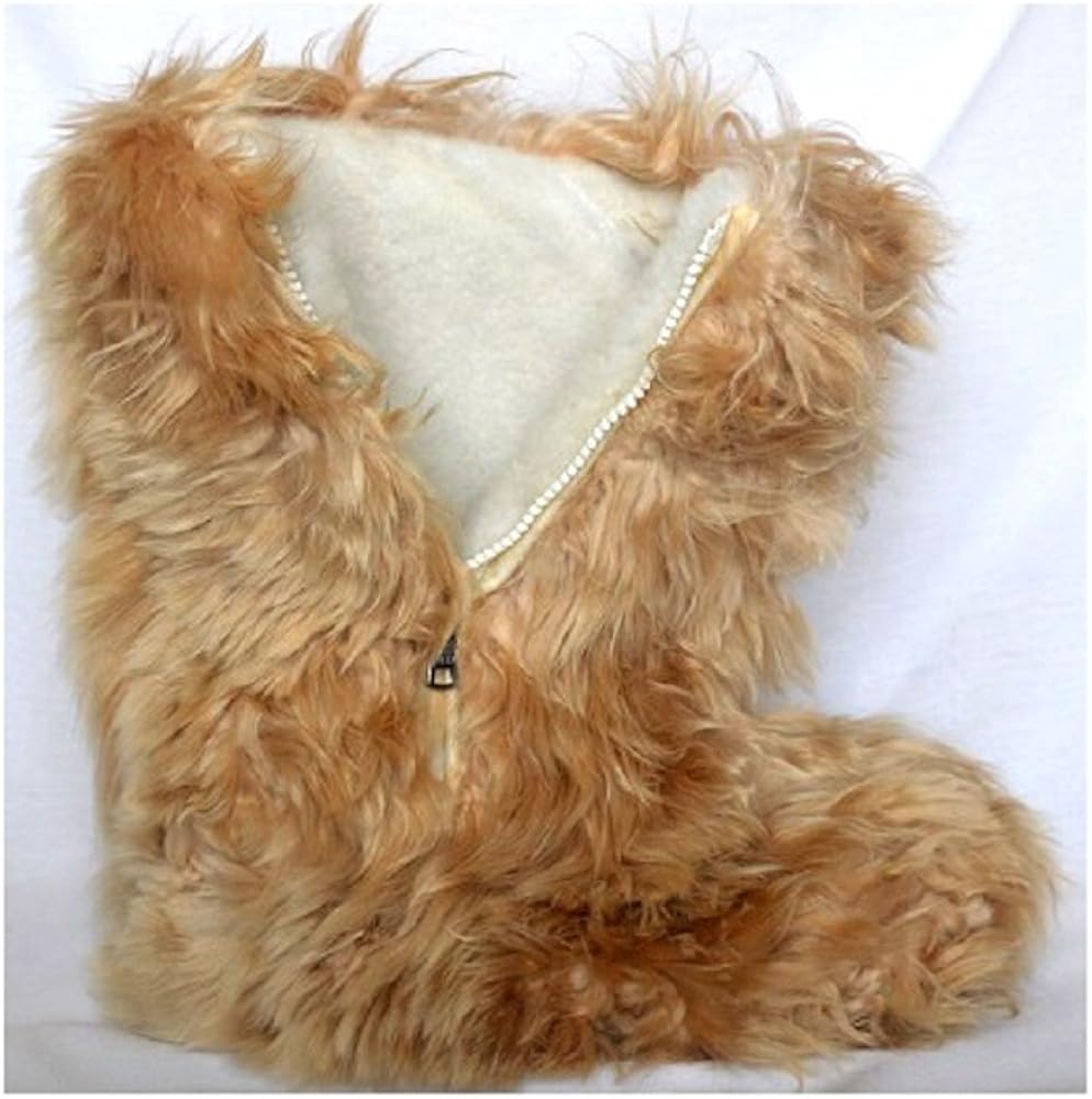 alpaca fur boots