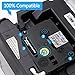 Fimax 2 Pack Standard Laminated Label Tape Cartridge Compatible for Brother P-Touch TZe-151 TZ151 TZe151 Black on Clear 0.94 Inches 26.2 Feet (24 mm/ 8 m)