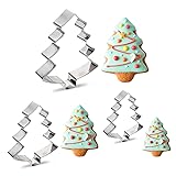 JIYIN 3 Pcs Christmas Tree Cookie