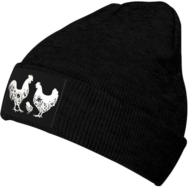 Kkaingg Football Mom Beanie Hat – Stretchy Knit Skull Cap For Men & Women – Warm Black Chemo Hat