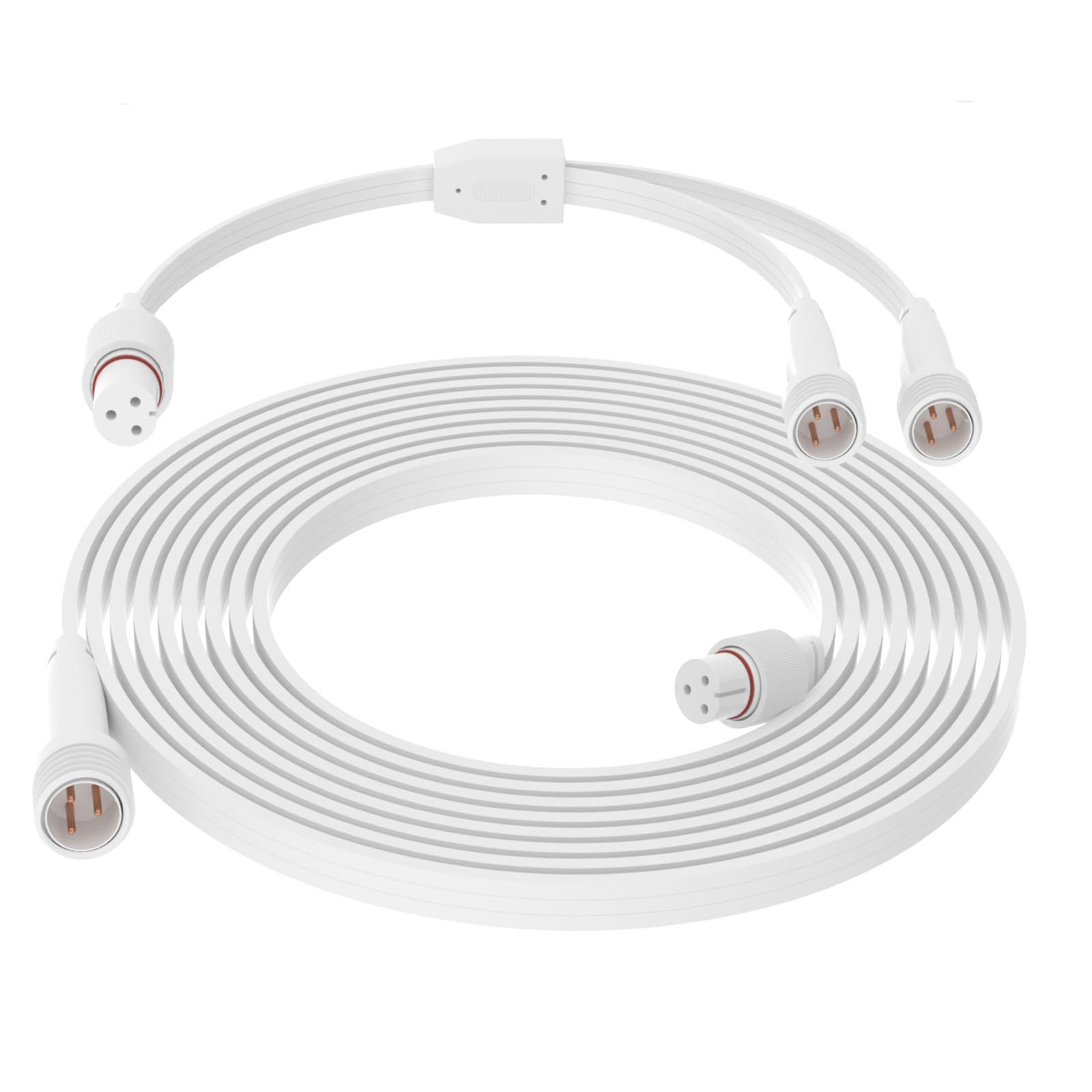 Photo 1 of 16FT Extension Cable Kit for Govee Permanent Outdoor Lighting,Extension Cable Compatible with Govee H705A H705B H705C H706A H706B H706C, IP68 Waterproof Rating