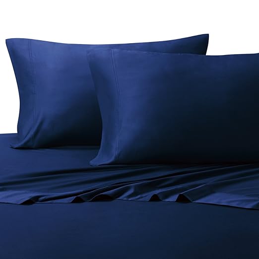 King Size RoyalBlue Silky Soft Pillowcases 100 Viscose