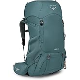 Osprey Renn 50L Women's Backpacking Backpack, Cascade Blue/Melon Orange